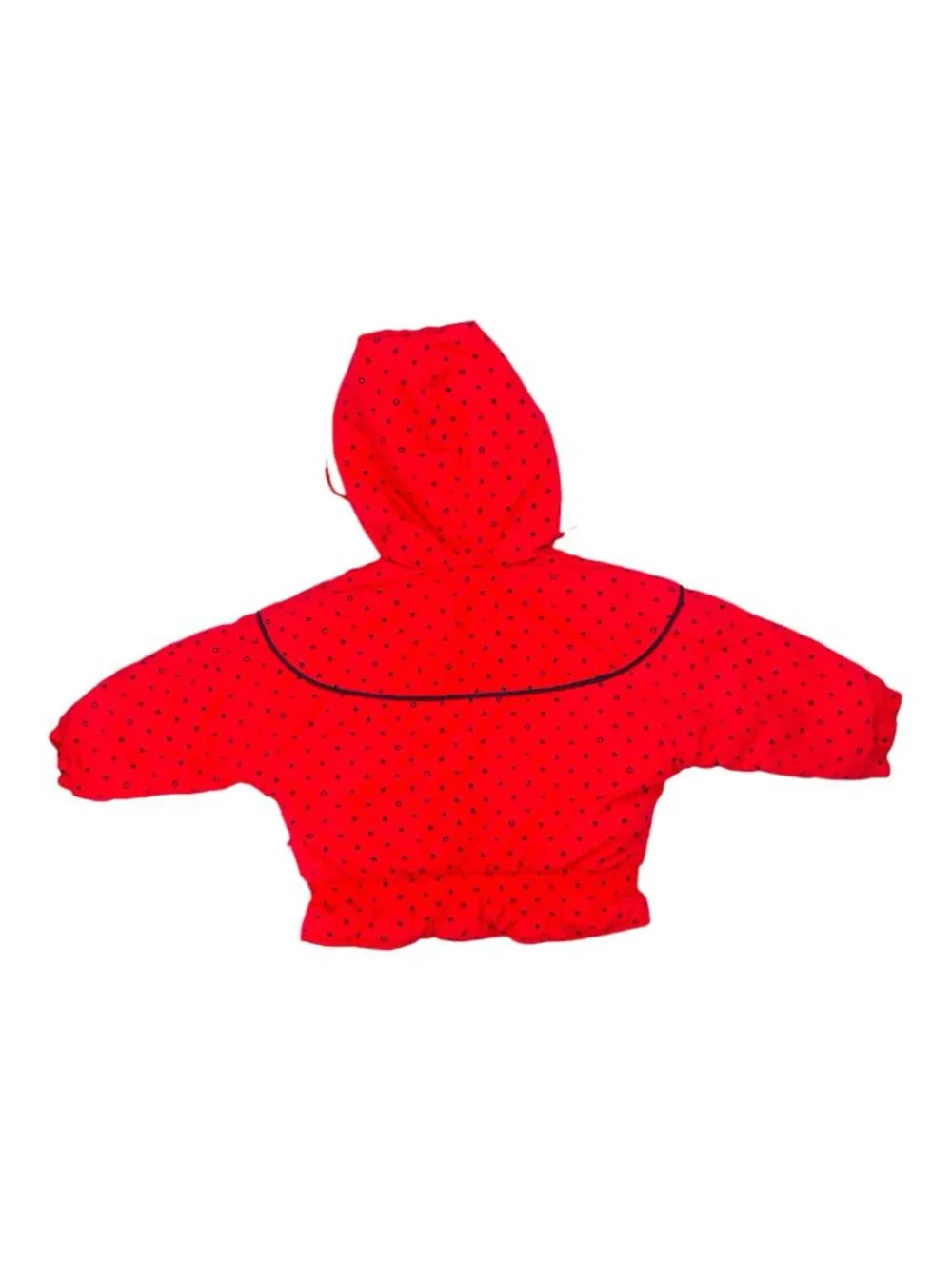 Vintage 90s Teddy Bear Heart + Bow Hooded Bubble Puffer Jacket Coat 18m / 24m